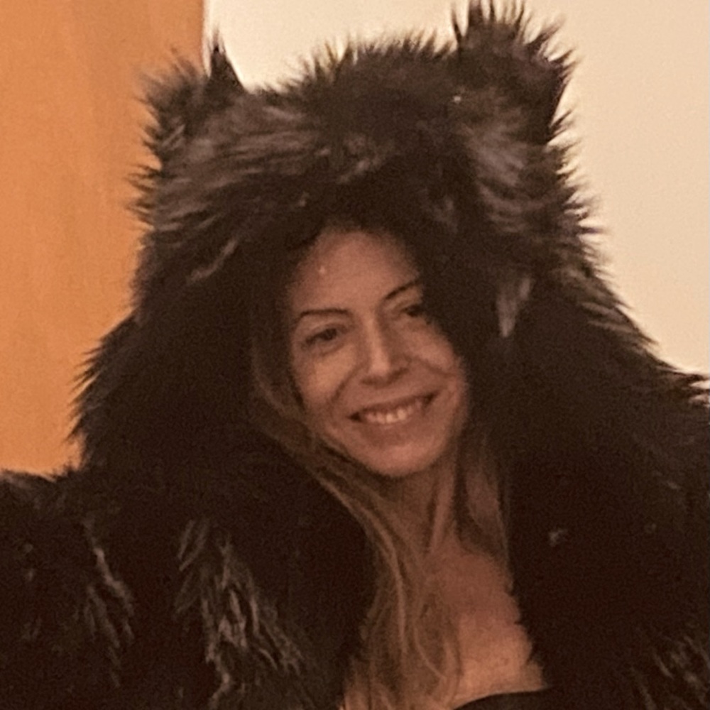 😍SPIRITHOODS! Black wolf full jacket faux fur one size